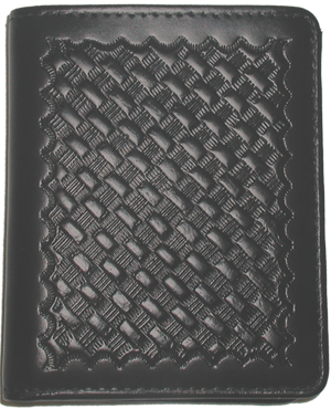 Pad Style Bi-Fold Hidden Badge Wallet - Blackinton BiFold Wallet